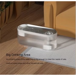 Wireless Cat Water Fountain Intelligence Water Feeder for Cat APP Control ABS Plastic Smart Water Dispenser