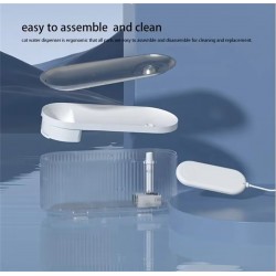 Wireless Cat Water Fountain Intelligence Water Feeder for Cat APP Control ABS Plastic Smart Water Dispenser