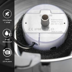 Custom Pump Water Drinker SMA-800 USB Water Pump Cats Fountain Accessories Mute DC 5V/1A Water Pump