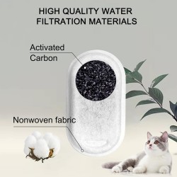 Cat Drinking Fountain Filters Sponges Replacement Cat Automatic Water Dispenser Replaceable Filter