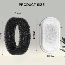 Cat Drinking Fountain Filters Sponges Replacement Cat Automatic Water Dispenser Replaceable Filter
