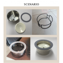 Custom Dog Water Bowl Floating Non-Wetting Mouth 3L 2L 1.6L Stainless Steel Floating Water Fountain Bowl