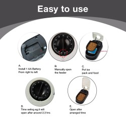 Automatic Dog Food Bowl Adjustable Portable Timed Smart Dispensador De Comida Para Perro Feeder for Dogs