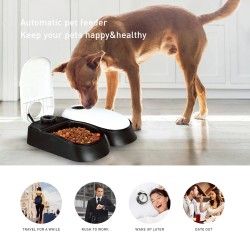 Automatic Dog Food Bowl Adjustable Portable Timed Smart Dispensador De Comida Para Perro Feeder for Dogs