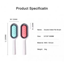Universal Pet Cleaning Comb Silicone Plastic Knot Remover Portable Cat Cleaning