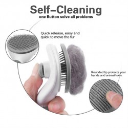Pet Massage & Shedding Remover Brush