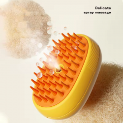 Wholesale Electric Pet Comb ABS TPR Material Wash-Free Cleaning Grooming Tool