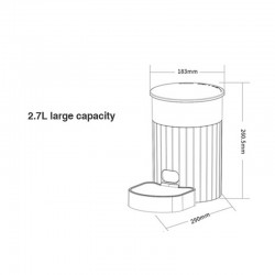 Automatic Pet Feeder Bowl Timing Large Capacity Timed Smart Wifi Pet Feeder for Cat Dog Little Pet