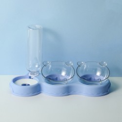 Custom Pet Food Bowl Automatic Multifunctional Pet Feeder and Drinker for and Dogs