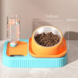 Custom Water Dogs Feeder Pet Slow Food Bowl Pet Water and Food Feeder Pet Products Suitable for Cat Dog Animal Feeding