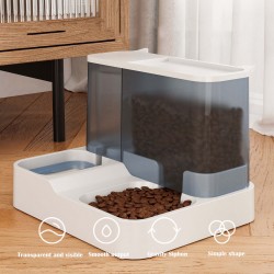 Wholesale Dogs Food Feeder Water Dispenser Wet and Dry Separation Dog Food Container Drinking Water Bowl Pet Supplies