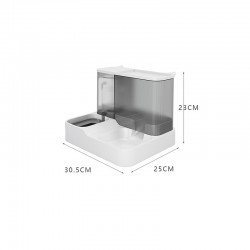 Wholesale Dogs Food Feeder Water Dispenser Wet and Dry Separation Dog Food Container Drinking Water Bowl Pet Supplies