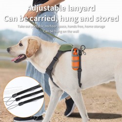 Portable Dog Pooper Scooper ABS Plastic Pet Poop Picker for Easy Cleaning Bathing Sustainable Feature