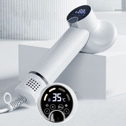 Portable Pet Hair Dryer Blower One-Button Hair Removal Adjustable Temperature Replaceable Slicker Brush Dog Cat