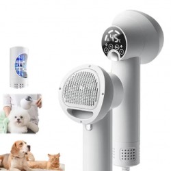 Pet Hair Dryer Comb One-Button Low Noise for Pets Grooming