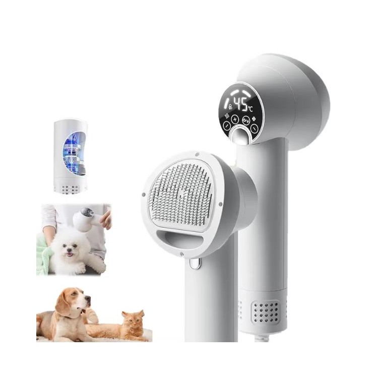 Pet Hair Dryer Comb One-Button Low Noise for Pets Grooming Pet Hair Dryer Comb One-Button Low Noise for Pets Grooming
