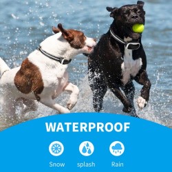 Rechargeable No Bark Collar Waterproof Static Shock Vibration Anti-bark Collar with Digital Display