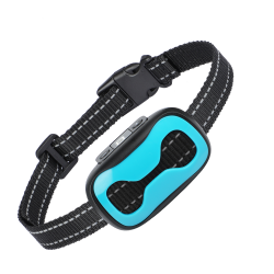 Custom Bark Control Collar 4 Colors Bark Device Collier En Peau De Chien No Bark Dog Collar With Led Display