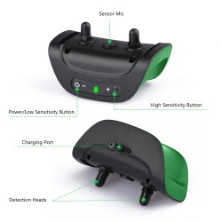 Dogs Shock Bark Collar Waterproof Rechargeable Stop Barking Device No Bark Dog Collar