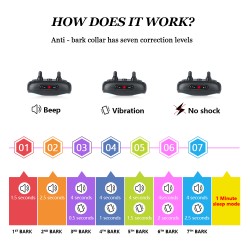 Barking Control Collar With Vibration High Quality Anti-Dog Bark Collar