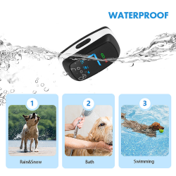 Custom Anti-Bark Dog Collar Display Rechargeable Harmless Bark Collar