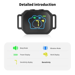 Custom Anti-Bark Dog Collar Rechargeable No Shock Dog Bark Collar