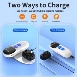 Custom Wireless Charging Collar Anti Bark Dog Shock Collar E Collar Dog Training Remote Dog Training Collar Vibration