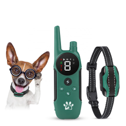 Waterproof Electric Dog Collar Remote Control Pet Dog Training Rechargeable Shock Collar for Dog Training
