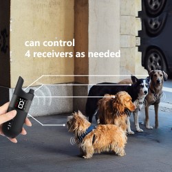Custom Dogs Bark Collar Remote Control Remote Vibration Training Dog Bark Control Collar with Long Range