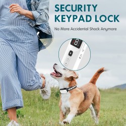 Electronic Training Dog Collar Vibration Rechargeable Pet Trainer Shock Anti Bark Collar With Remote