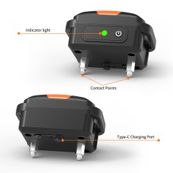 Adjustable Warning Sound Collar Shock Outdoor IPX7 Waterproof Remote Dog Training Collar