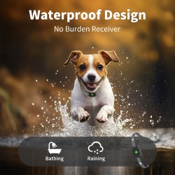 Waterproof Remote Control Collar 2600FT Dog Training Collar Sound+vibration Safe Pet Dog RC Collar With LED Display