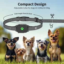 Waterproof Remote Control Collar 2600FT Dog Training Collar Sound+vibration Safe Pet Dog RC Collar With LED Display