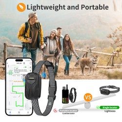 Custom Dog Tracker Collar GPS Outdoor Anti-lost Activity Monitor Hunting Dog for Real Time Tracking Pet