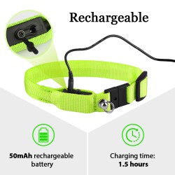 Flashing Light Cat Collar Reflective Dog Collar Led Pet Collar Cat Reflector With Led Lights