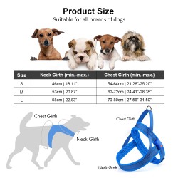 Reflective LED Dog Harness Breathable Light Led Dog Harness Led Light