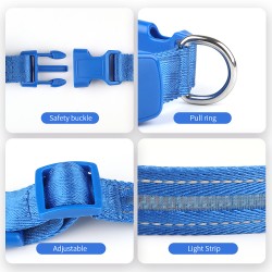 Wholesale Dog LED Collar Attractive Design Rechargeable Dog Led Light Collar
