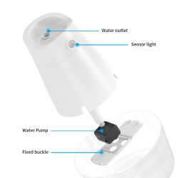Automatic Cat Drinking Fountain Pet Water Fountain With Pyroelectric Infrared Sensor