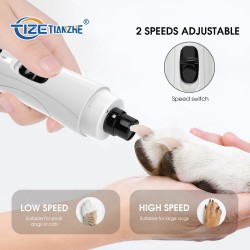Custom Grooming Nail Trimmer USB Automatic Manicure Cat Dog Nail Trimmer Pet Nail Grinder