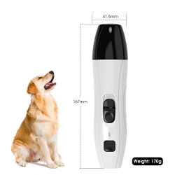 Custom Grooming Nail Trimmer USB Automatic Manicure Cat Dog Nail Trimmer Pet Nail Grinder