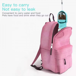 Custom Dog Water Bottle and Plastic Food Container for Pets