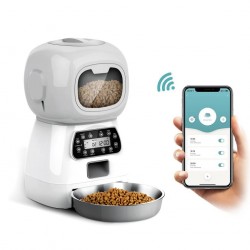 Custom Robot Cat Bowls Food Dispenser