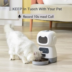 Custom Robot Cat Bowls and Food Dispenser Pet Feeder