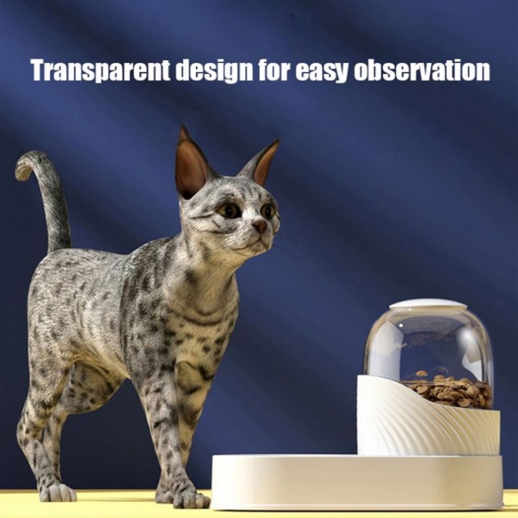 Pet Feeder Bowl Kitten Automatic Food Drinking Fountain 2L Capacity Pet Feeder Bowl Kitten Automatic Food Drinking Fountain 2L Capacity