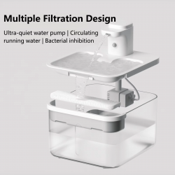 Custom Cat Feeding Fountain Watering System Outdoor Pet Drinking Fountain