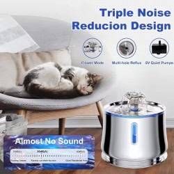 Custom Pet Water Dispenser and Steel Cat Water Fountain