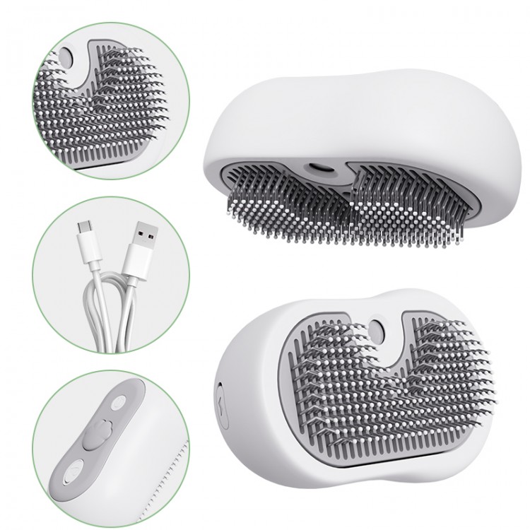 Silicone Steam Cat Brush