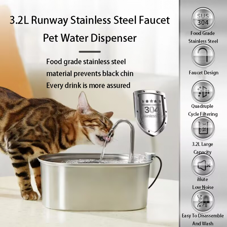 Cat Drinking Fountain Cat Drinking Fountain