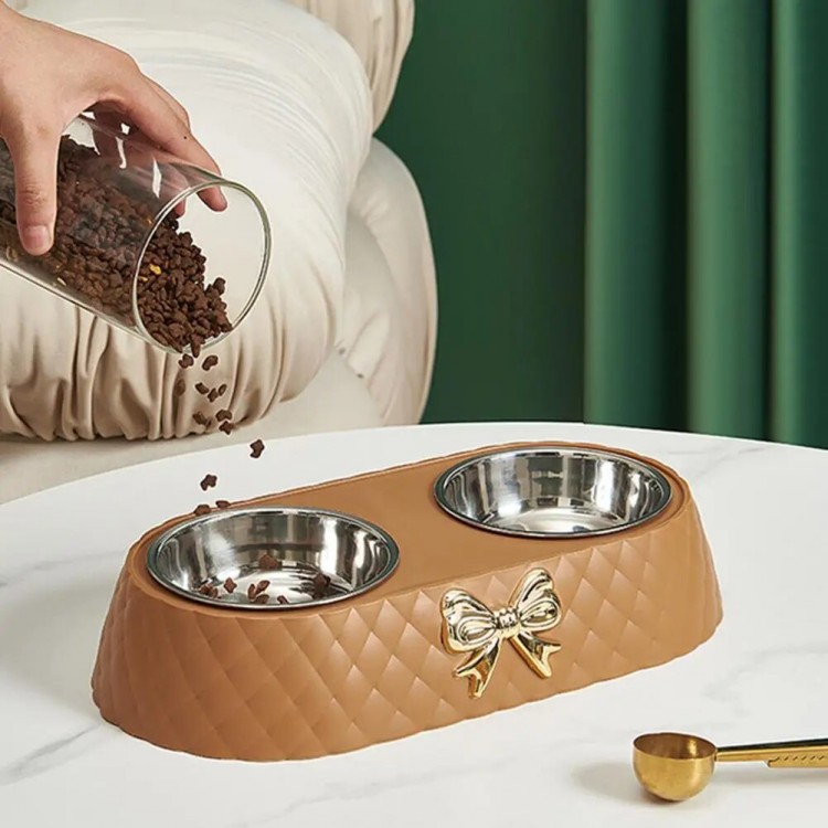 Wholesale Pet Food Bowl Detachable Double Bowl Wholesale Pet Food Bowl Detachable Double Bowl