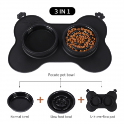 Dog Double Bowls